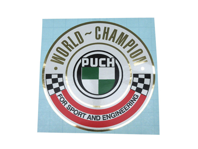 Aufkleber Puch World-Champion rund 50mm product