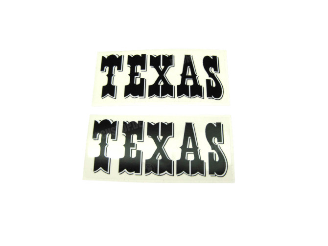 Tank transfer sticker set voor Puch Texas main