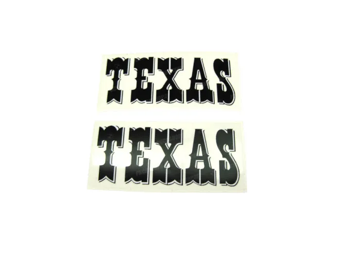 Tank transfer sticker set for Puch Texas main