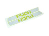 Puch Stickers Puch Maxi tankstickerset wit / geel Tank sticker set Puch Maxi wit / geel