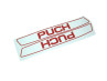 Tank sticker set Puch Maxi wit / rood 2