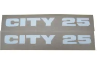 Stickerset Puch Maxi City 25 fairing white