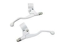 Handle set brake lever kit Lusito white short