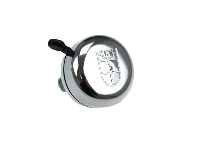 Bell with Puch logo embossed 55mm chrome plated product