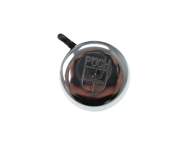 Bell with Puch logo embossed 55mm chrome plated product