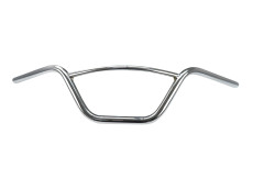 Handlebar universal Cuppini 680x150mm chrome replica 