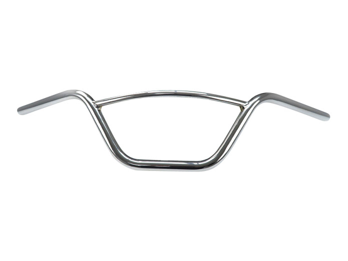 Handlebar universal Cuppini model 680x150mm chrome replica 