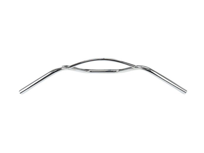 Handlebar universal Cuppini model 680x150mm chrome replica 