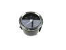 Teller kilometer 60mm 120 km/h zwart met chroom ring universeel met licht aansluiting thumb extra