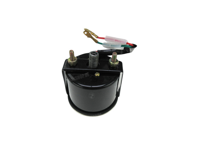 Speedometer KM 60mm 120 km/h black chrome universal light