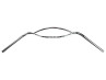 Handlebar universal Cuppini 780x220mm chrome thumb extra