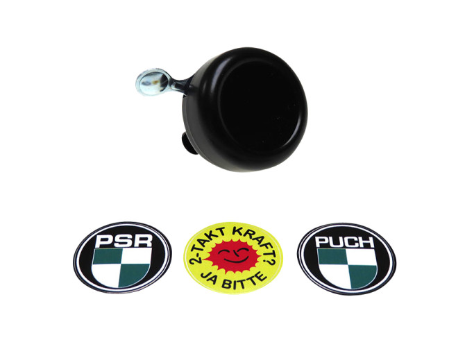 Bell with stickerset Widek black  product