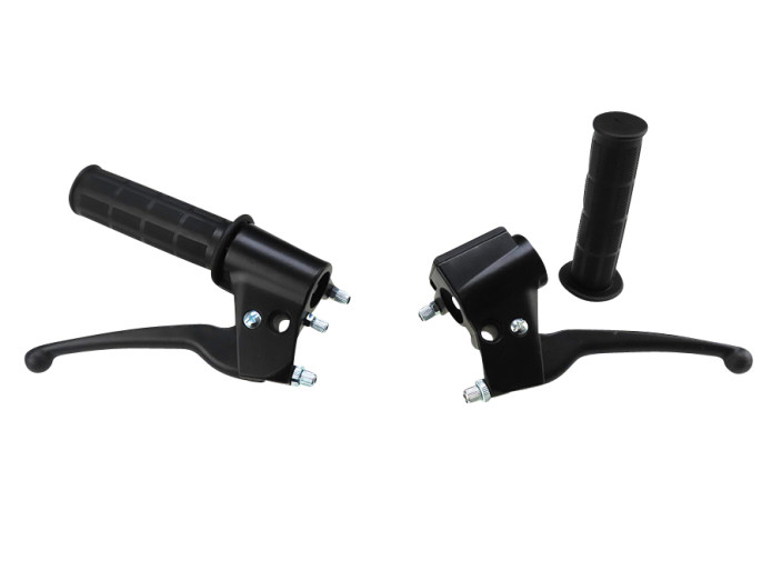 Handle set left / right modern (with choke / decompression)