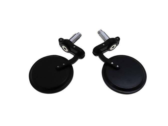 Mirror set bar-end version round black product