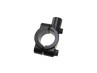 Mirror adapter clamp for 22mm handle bar M8 right side thread black thumb extra