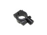 Mirror adapter clamp for 22mm handle bar M8 right side thread black thumb extra