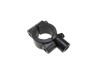 Mirror adapter clamp for 22mm handle bar M8 right side thread black thumb extra