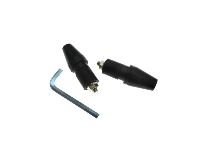 Handlebar weights vibrations damper kit oval black  product