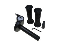 Handle set right quick action throttle aluminium black