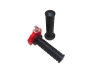 Right quick throttle Lusito M84 black / red with transparent thumb extra