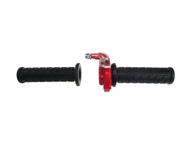 Right quick throttle Lusito M84 black / red with transparent product