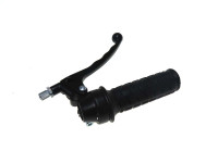 Handle set right throttle lever Lusito model replica black (brake light)