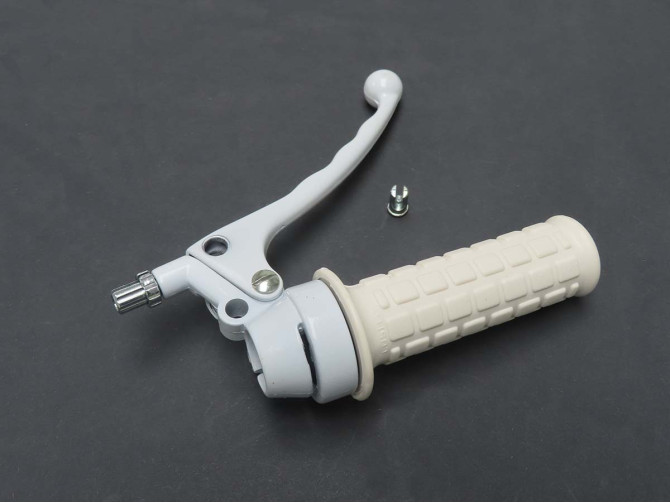 Handle set right throttle lever Lusito rep white brake light product