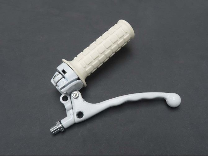 Handle set right throttle lever Lusito rep white brake light product
