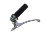 Handle set right throttle lever Lusito original galvanzed A-quality (brake light) thumb extra