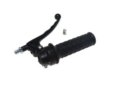Handle set right throttle lever Lusito Original black A-quality (brake light)