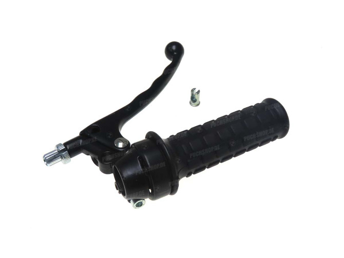Handle set right throttle lever Lusito original black A-quality (brake light) main