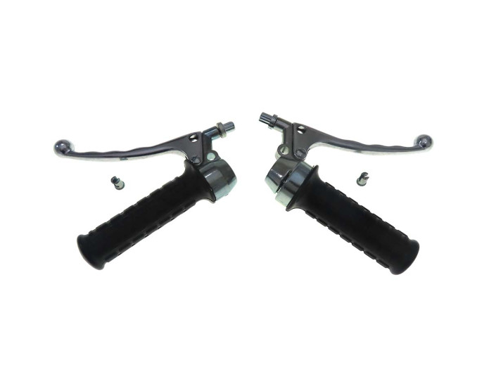 Handle set left right Lusito original galvanzed brake light