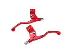 Handle set brake lever kit Lusito red short