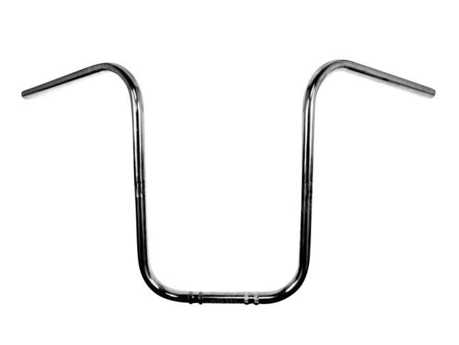 Handlebar universal Apehanger 38cm chrome narrow model main