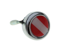 Bell chrome with country flag Austria (dome sticker)