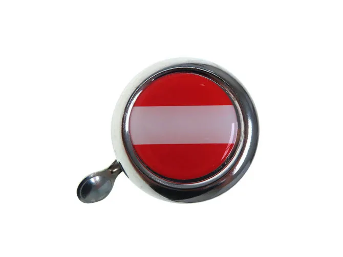 Bell chrome with country flag Austria (dome sticker) product
