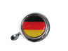 Bell with flag Germany dome 3D sticker Widek chrome Bell with flag Germany dome 3D sticker Widek chrome