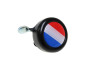 Glocke Schwarz mit Landesflagge Holland (Dome Aufkleber) thumb extra