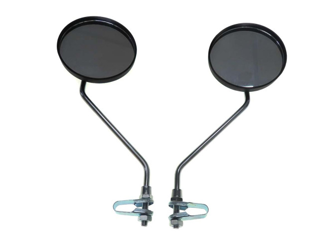 Mirror set clamp / screw M8 chrome / black product