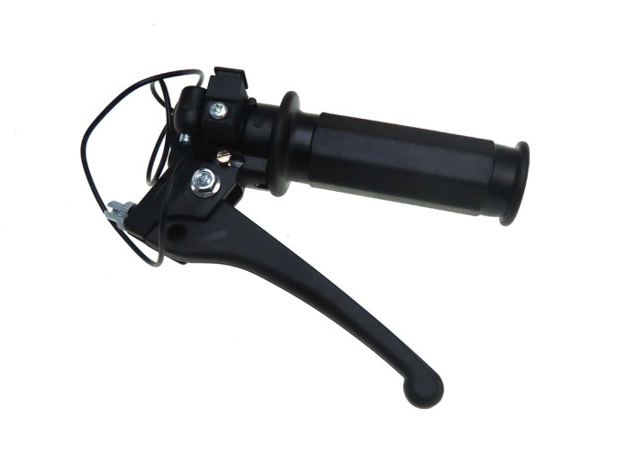Handle set left right modern choke decompression stop button