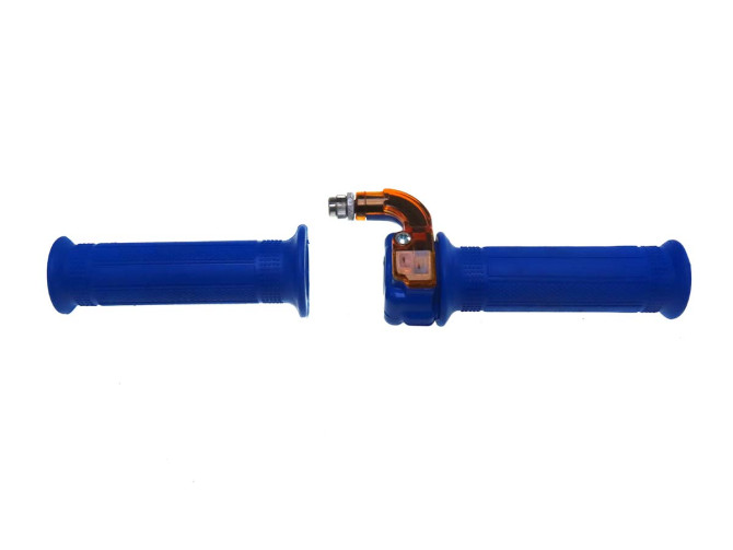 Griffsatz Rechts Schnellgasgriff Lusito M88 Blau mit Orange product