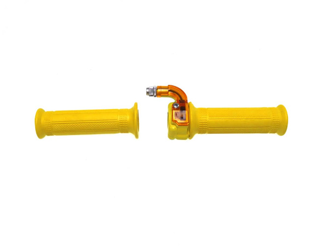 Griffsatz Rechts Schnellgasgriff Lusito M88 Gelb mit Orange product