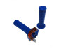 Griffsatz Rechts Schnellgasgriff Lusito M84 Blau mit Orange thumb extra