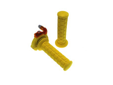 Handle set right fast throttle Lusito M84 yellow with orange