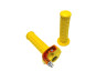 Griffsatz Rechts Schnellgasgriff Lusito M84 Gelb mit Orange thumb extra