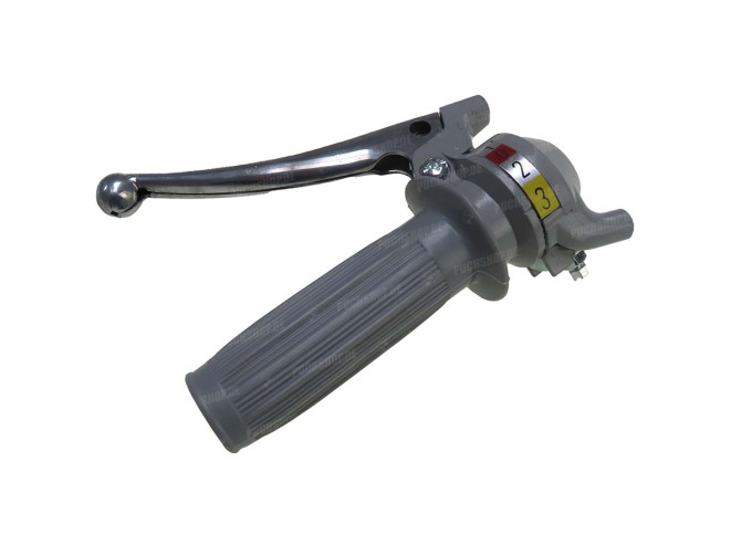 Handle set left shift lever 3-Speed Magura grey (alu lever) main