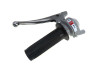 Greepset links schakelgreep 2-speed Magura grijs / zwart (stalen hendel) thumb extra