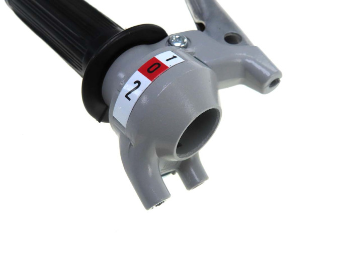 Handle set left shift lever 2-Speed Magura grey / black (steel lever) product