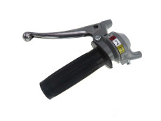 Handle set left shift lever 3-Speed grey / black Magura (steel lever)