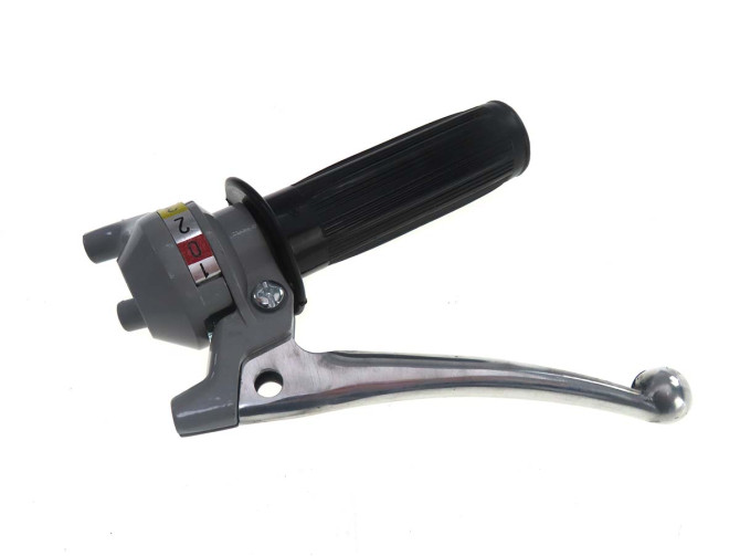 Links schakelgreep 3-speed Magura grijs zwart stalen hendel product